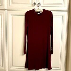 Womens Size Medium Purple Lightweight Sweater Dress
